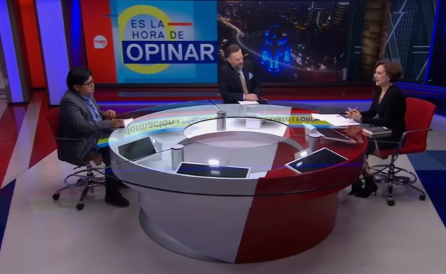 Fotograma del programa 'Es la hora de opinar'.