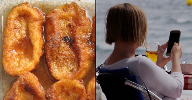 Hemos hablado mucho de torrijas y de lo poco que nos hemos bañado en la playa