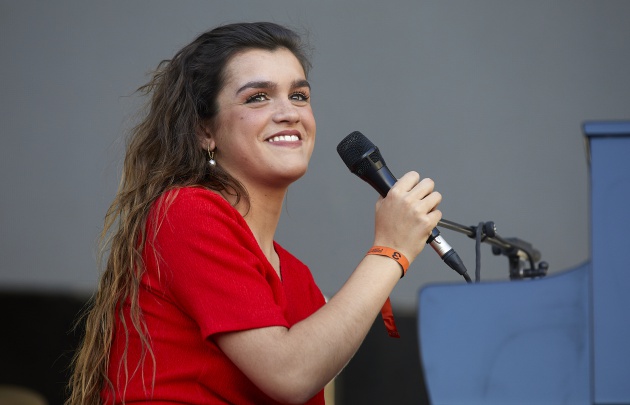 Amaia, durante una actuación en Valencia el 7 de junio. En 2018, su nombre entró en la lista de los 100 más populares para niñas