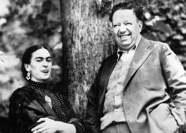 Frida Kahlo y Diego Rivera en 1937