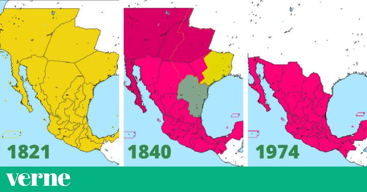 20 mapas que muestran cómo ha cambiado el territorio de México ...