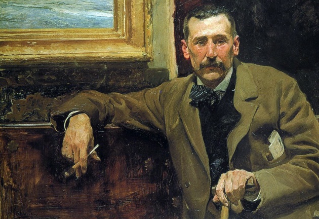 Galdós retratado por Joaquín Sorolla