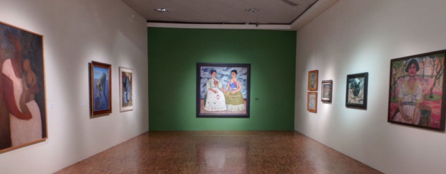 Una de las salas del recorrido virtual del Museo de Arte Moderno.