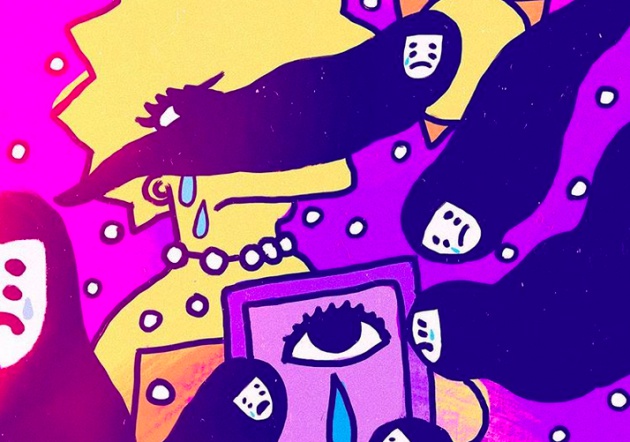 Una de las ilustraciones del artista Ricardo Cavolo para Dexpresionismo