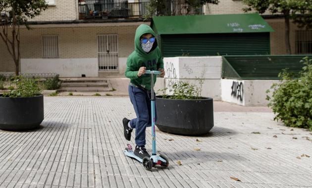 salida niños confinamiento