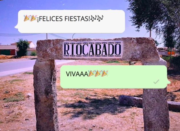 Todas las actividades de las fiestas de Riocabado han podido seguirse íntegramente por WhatsApp