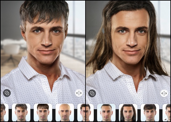 Apps en iPhone para probar cortes de pelo con realidad aumentada