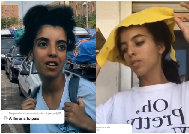 "Cruzo a Marruecos, lloro y me vuelvo": la joven que responde con vídeos de humor a comentarios racistas