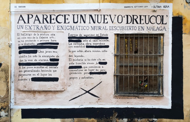 Uno de los murales de Dreucol