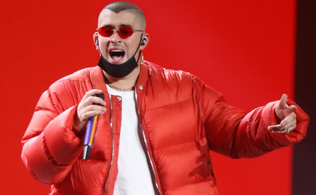 Bad Bunny en un concierto en Las Vegas