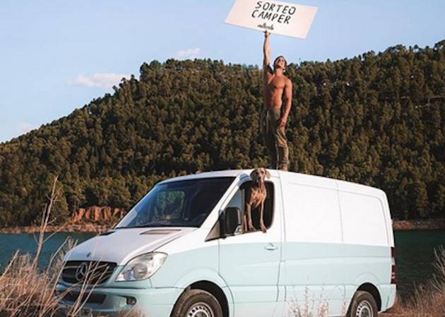 Imagen proocional del sorteo de la furgoneta 'camper' en Instagram