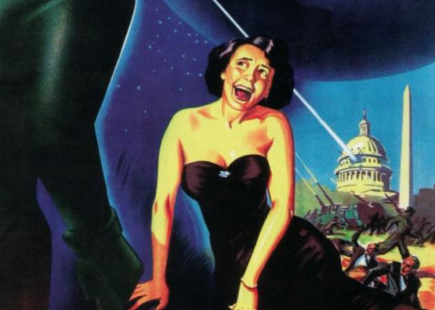 Un detalle del cartel de Ultimatum a la Tierra