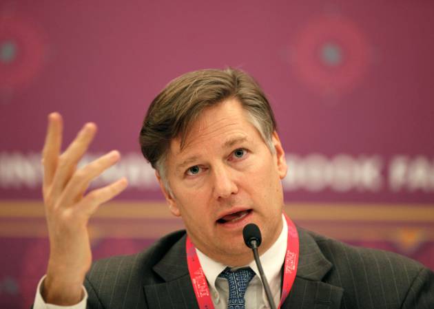 El exembajador de Estados Unidos en México, Christopher Landau 